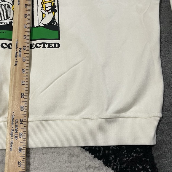Levis Disney Sweatshirt Hoodie Adult XL Ivory Mickey Minnie Heavy Pullover NEW - Picture 8 of 16